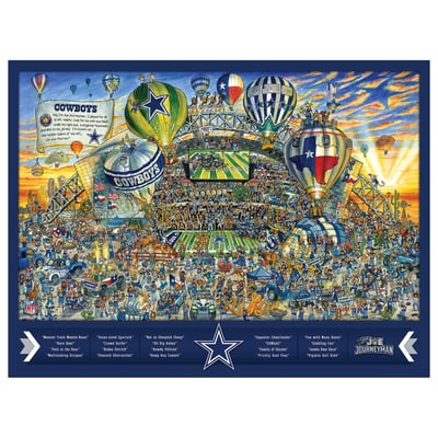 Dallas Cowboys Fanpoint 500-Piece Joe Journeyman Puzzle