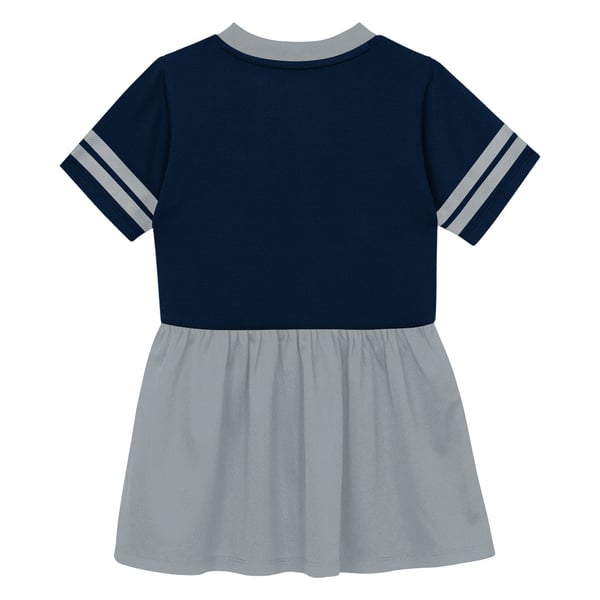 dallas cowboys jersey dresses Girls Toddler Outerstuff Navy Stadium Lights 2.0 Dress 10% Crystal