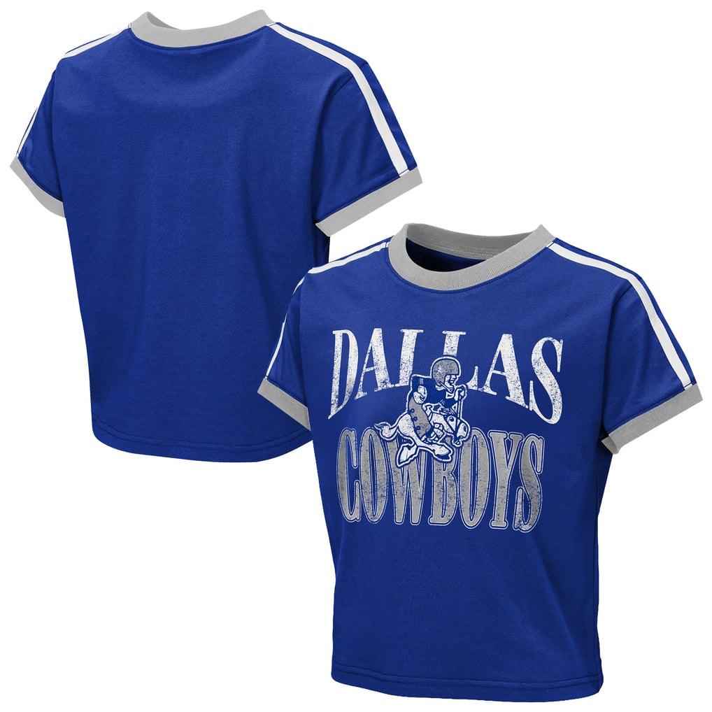 Dallas Cowboys WEAR by Erin Andrews Girls Youth Cropped Hail Mary ...