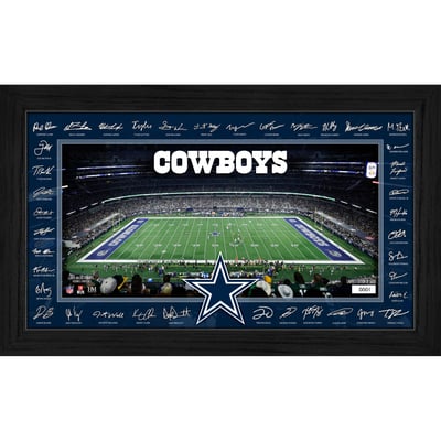 Dallas Cowboys Highland Mint 12" x 20" 2026 Signature Gridiron Panoramic Framed Photo