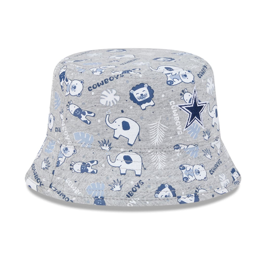 Infant Dallas Cowboys New Era Gray Animal Bucket Hat display picture 1