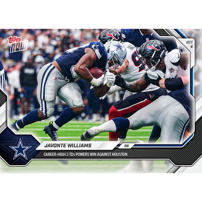Javonte Williams - 2026-27 NFL Topps NOW® - Card 40