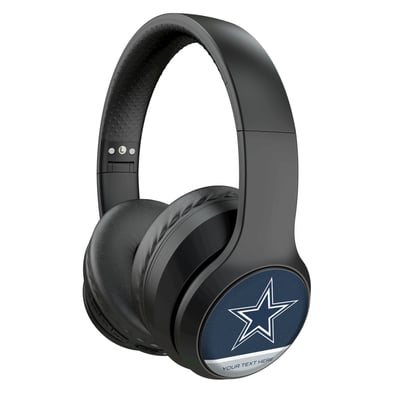 Dallas Cowboys Keyscaper Personalized Endzone Solid Wireless Bluetooth Headphones With Case