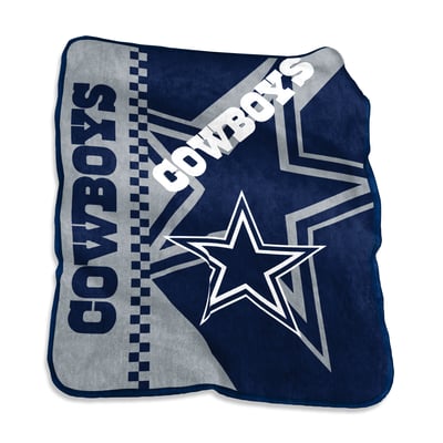 Dallas Cowboys Logo Brands 50" x 60" Victory Collage Raschel Throw Blanket