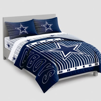 Logo Brands Dallas Cowboys Momentum Bed In A Bag - Full