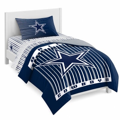 Logo Brands Dallas Cowboys Momentum Bed In A Bag - Twin