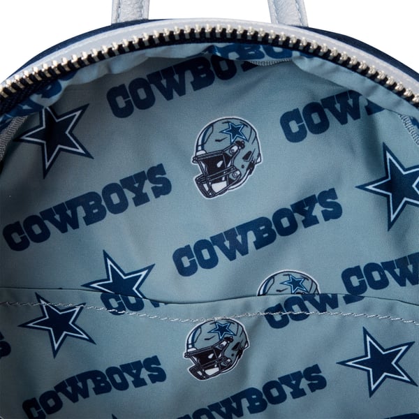 Dallas Cowboys Loungefly Mini Backpack NFL Varsity Patches NWT Loungefly - NFL Dallas Cowboys Patches Mini-Backpack – AAA  main image 2