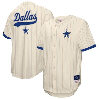 Maillot De Football Américain Maillot Dallas Cowboys Mitchell & Ness - Officiel Name & Number - 100% Polyester - Coupe Adjustée Polyester Broderie Maillot De Football Américain Maillot Dallas Cowboys Mitchell & Ness - Officiel Name & Number - 100% Polyester - Coupe Adjustée Polyester Broderie