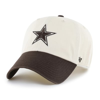 Dallas Cowboys '47 Clean Up Adjustable Hat - Natural/Brown