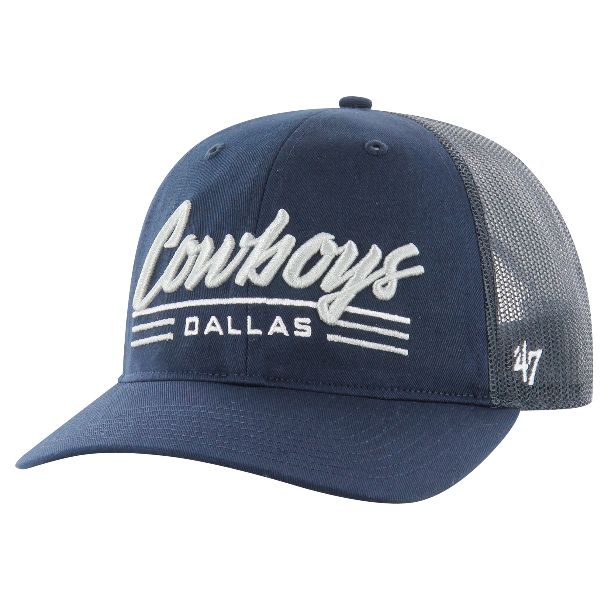 Cowboys Blue Trucker Hat Dallas Cowboys Fiona Authentic Snapback Trucker Hat Cap Blue  main image 4