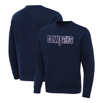 Dallas Cowboys Antigua Impact Victory Sweatshirt - Navy