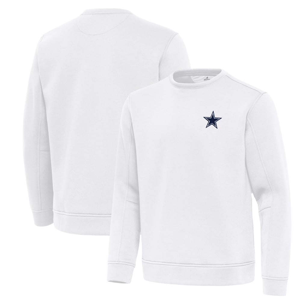 Dallas Cowboys Antigua Relevant Lightweight Pullover Sweatshirt - White