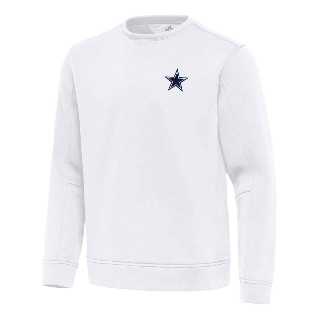 Dallas Cowboys Antigua Relevant Lightweight Pullover Sweatshirt - White