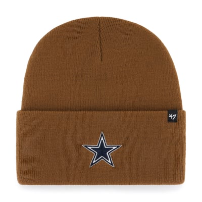 Dallas Cowboys Carhartt x '47 Cuffed Knit Hat - Brown