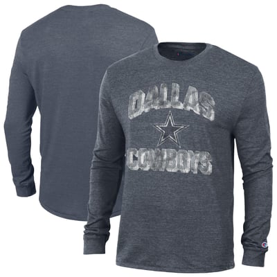  Dallas Cowboys Champion Ultimate Tri-Blend T-Shirt - Gray