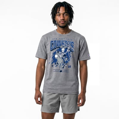Dallas Cowboys Disney x Champion Woody All-Star T-Shirt - Gray