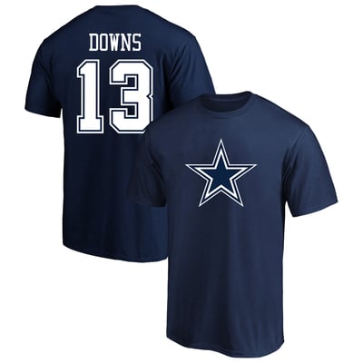 Caleb Downs Dallas Cowboys Fanatics Big & Tall Name & Number T-Shirt - Navy