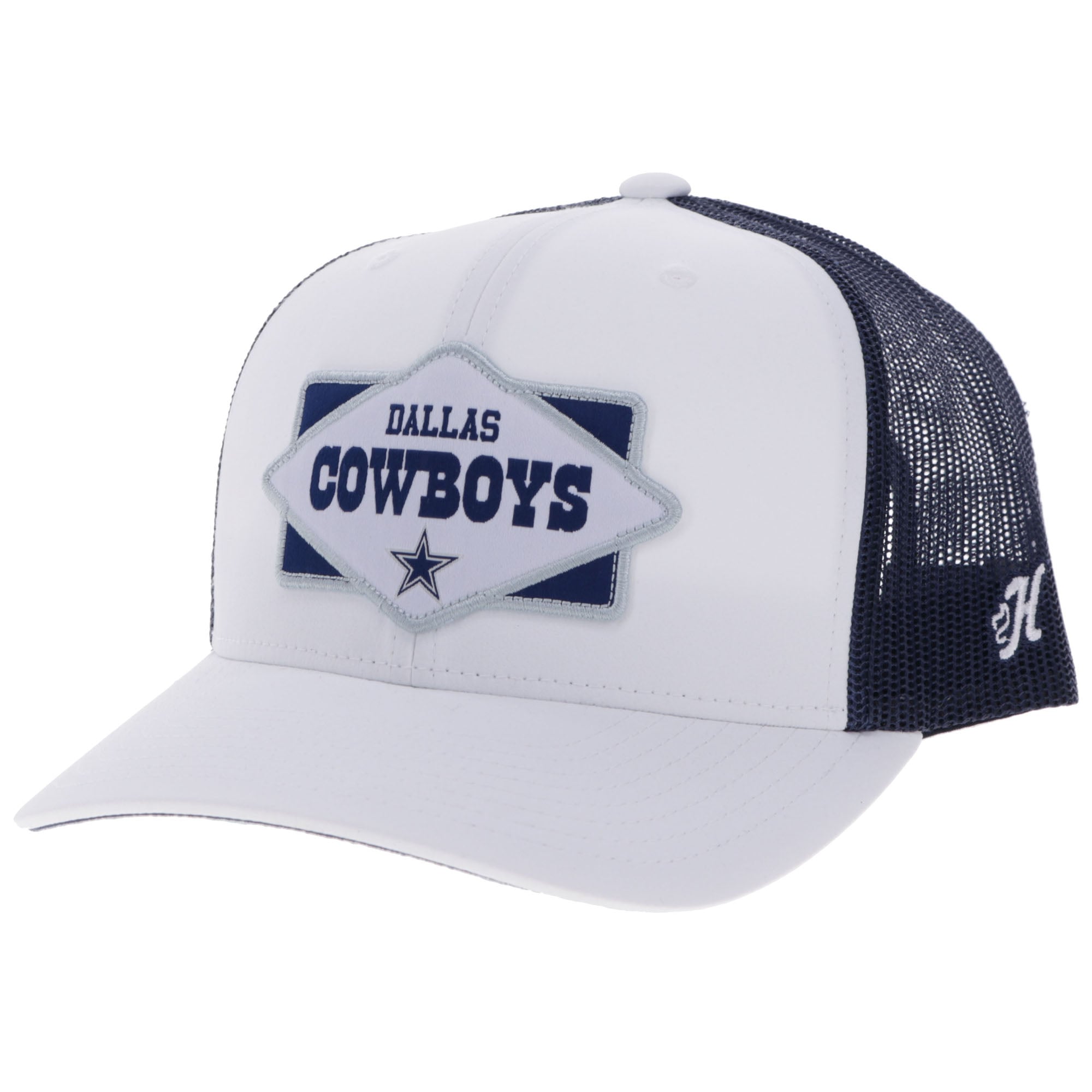 Hey Dude Trucker-hat White & Patchwork Hooey-Unisex-Liberty-Roper-  main image 3