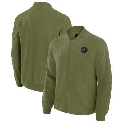 Dallas Cowboys J. Palmer Lightweight Cover-4 Tri-Blend Full-Zip Jacket - Green