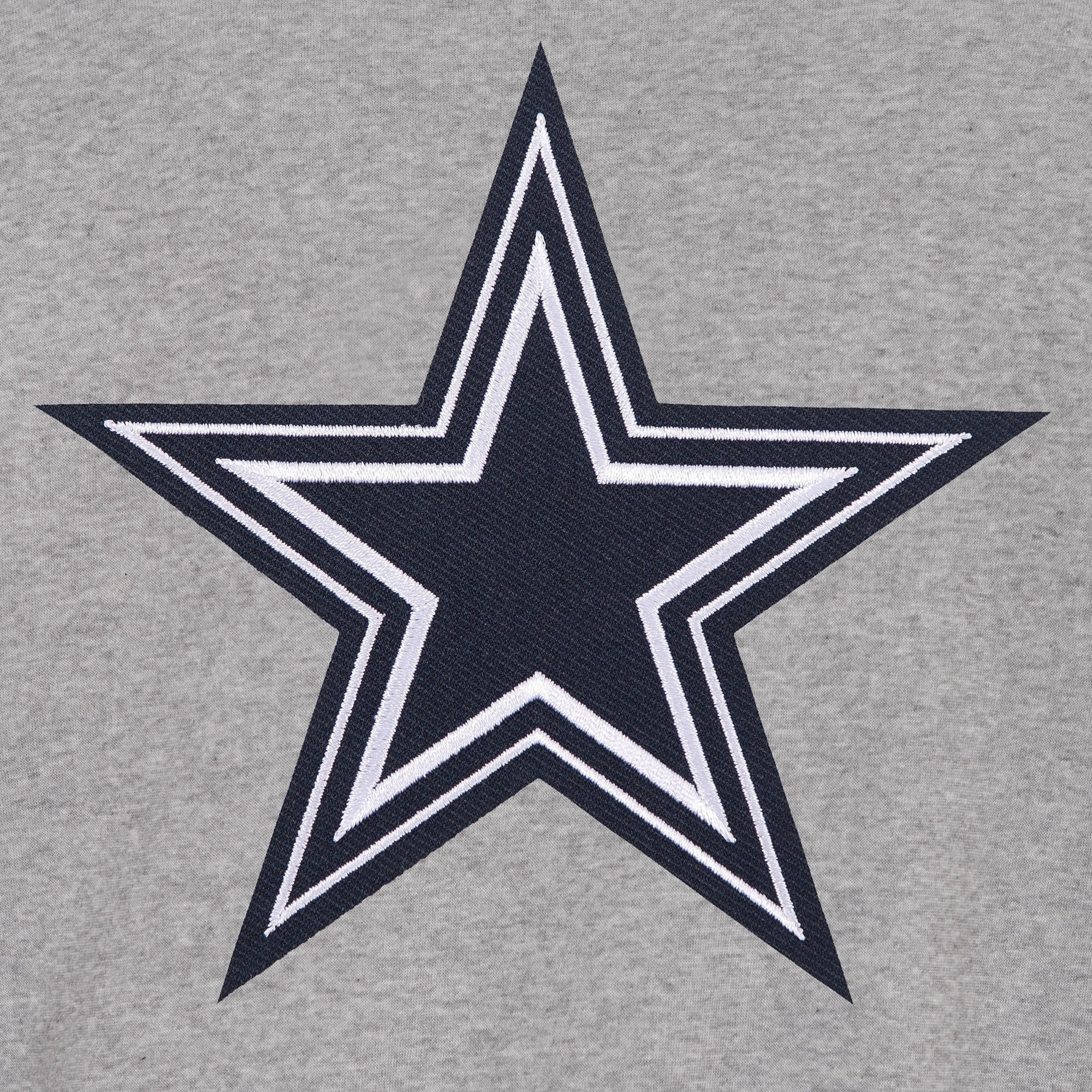 Men's JH Design Gray/Navy Dallas Cowboys Reversible Fleece Full