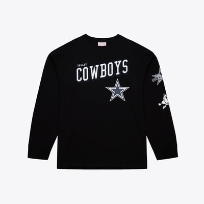  Dallas Cowboys Mitchell & Ness Big & Tall Training Camp Long Sleeve T-Shirt - Black