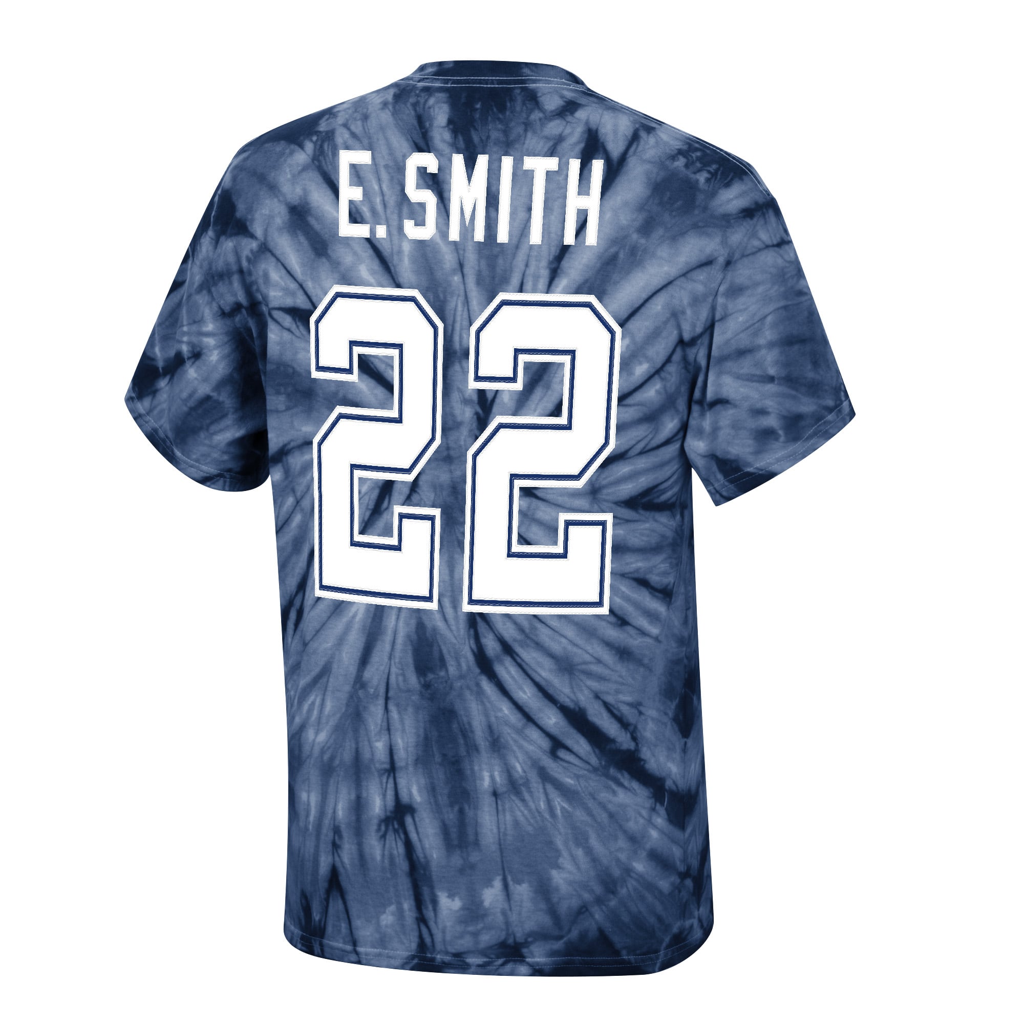 Men's Mitchell & Ness Emmitt Smith Navy Dallas Cowboys Tie-Dye