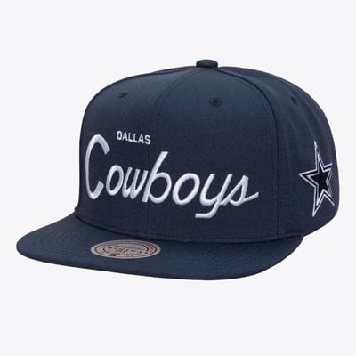 Dallas Cowboys Mitchell & Ness Head Coach Snapback Hat - Navy