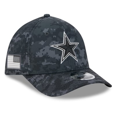 Dallas Cowboys New Era 2026 Salute To Service 39THIRTY M-Crown Stretch Hat - Black