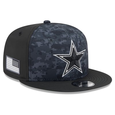 Dallas Cowboys New Era 2026 Salute To Service 9FIFTY Snapback Hat - Black