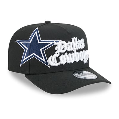 Dallas Cowboys New Era Proud A-Frame 9FIFTY Snapback Hat - Black