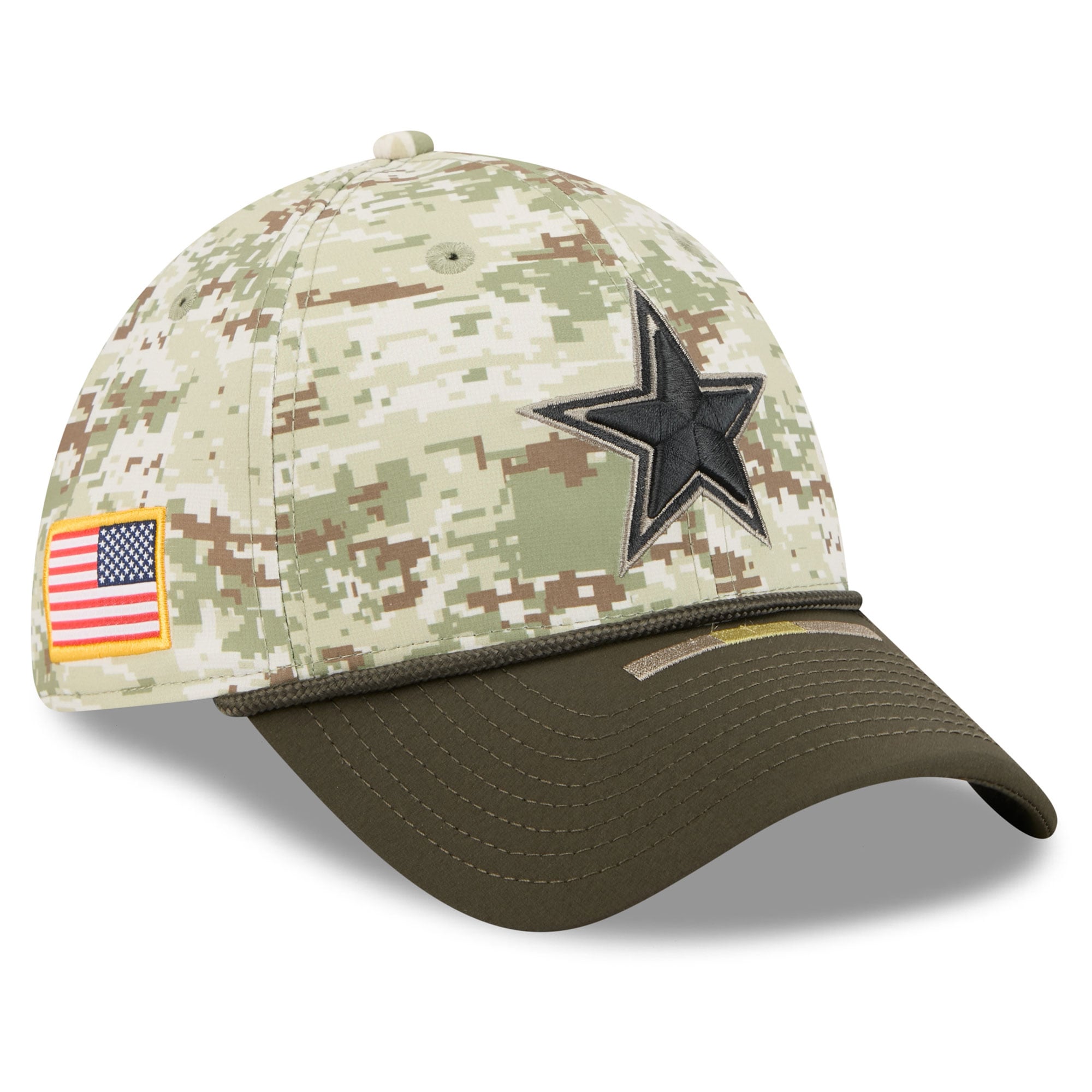 Kneeland cowboy Camouflage and Denim Cap with Star and Pearl Accents Columbia Sportswear Dallas Cowboys PHG Camo Ball Cap | Academy main image 3