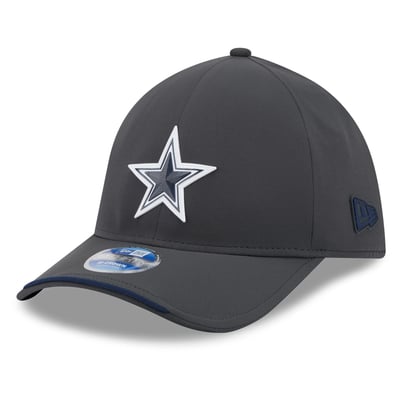 Dallas Cowboys New Era 2026 Sideline Cold Weather  39THIRTY M-Crown Stretch Hat - Charcoal