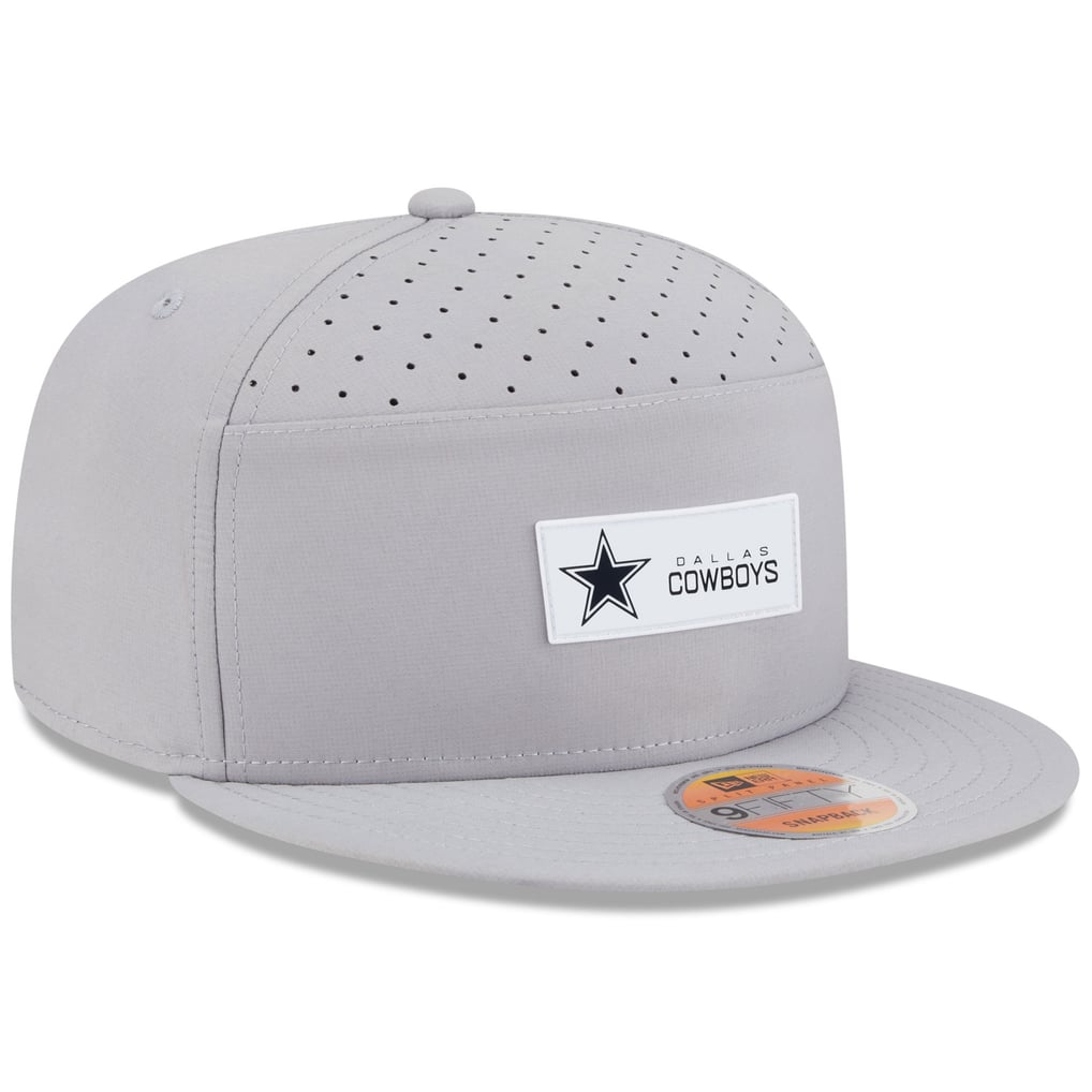 Split Panel Cap Men's Dallas Cowboys New Era Gray 2025 Sideline Split Panel 9FIFTY ...
