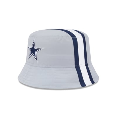  Dallas Cowboys New Era Helmet Bucket Hat - Gray