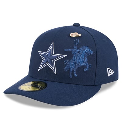 Dallas Cowboys New Era City Pin 59FIFTY Fitted Hat - Navy