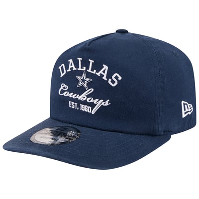 Dallas Cowboys New Era Stacked 19TWENTY Adjustable Hat - Navy