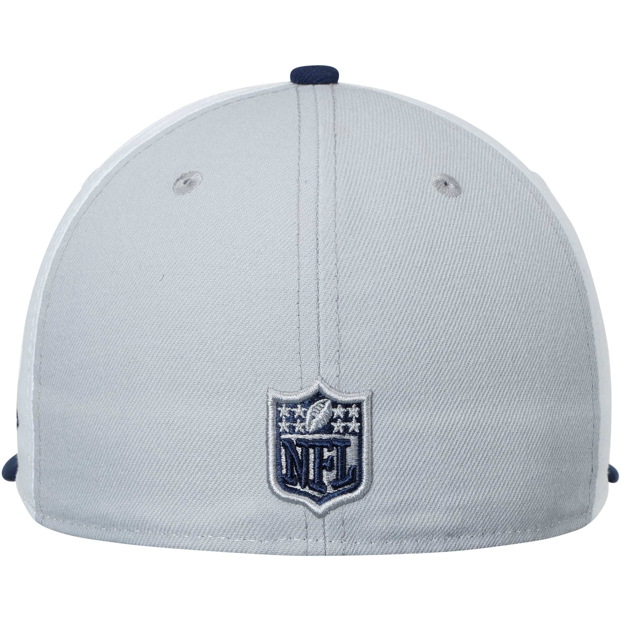 Men's New Era Navy/White Dallas Cowboys Y2K Pinwheel 59FIFTY