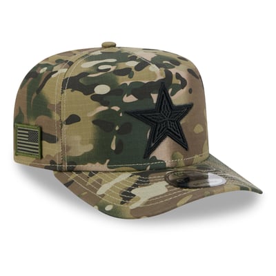 Dallas Cowboys New Era x BJ Betts 2026 Salute To Service 9FIFTY A-Frame Snapback Hat - Camo
