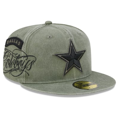 Dallas Cowboys New Era x BJ Betts 2026 Salute To Service 59FIFTY Fitted Hat - Olive