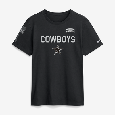  Dallas Cowboys Nike 2026 Salute to Service Sideline Dri-FIT T-Shirt - Black