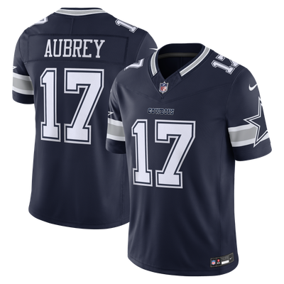 Brandon Aubrey Dallas Cowboys Nike Team Vapor F.U.S.E. Stitched Limited Jersey - Navy