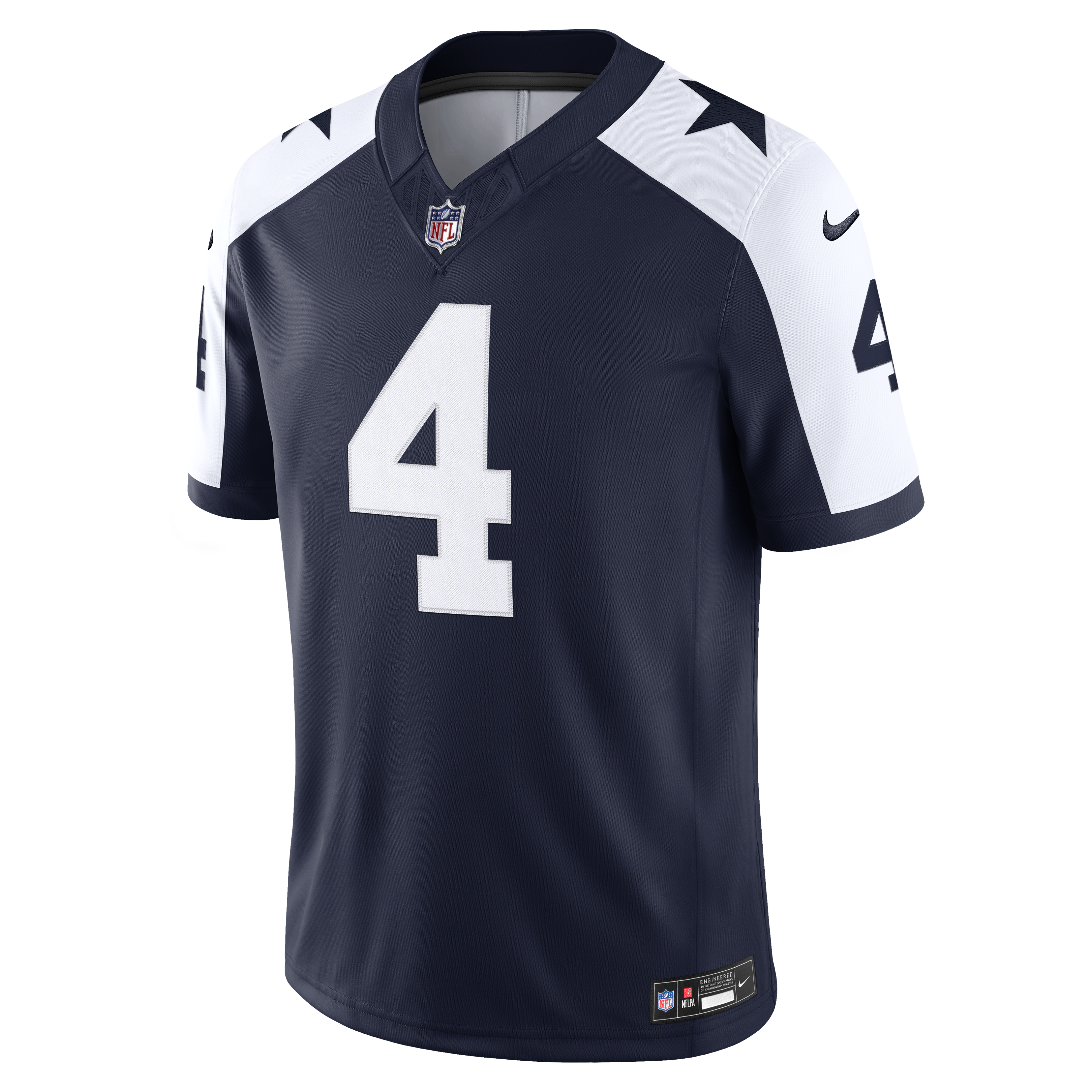 Dak Prescott Dallas Cowboys Alternate Vapor F.U.S.E. Stitched Limited Jersey Navy