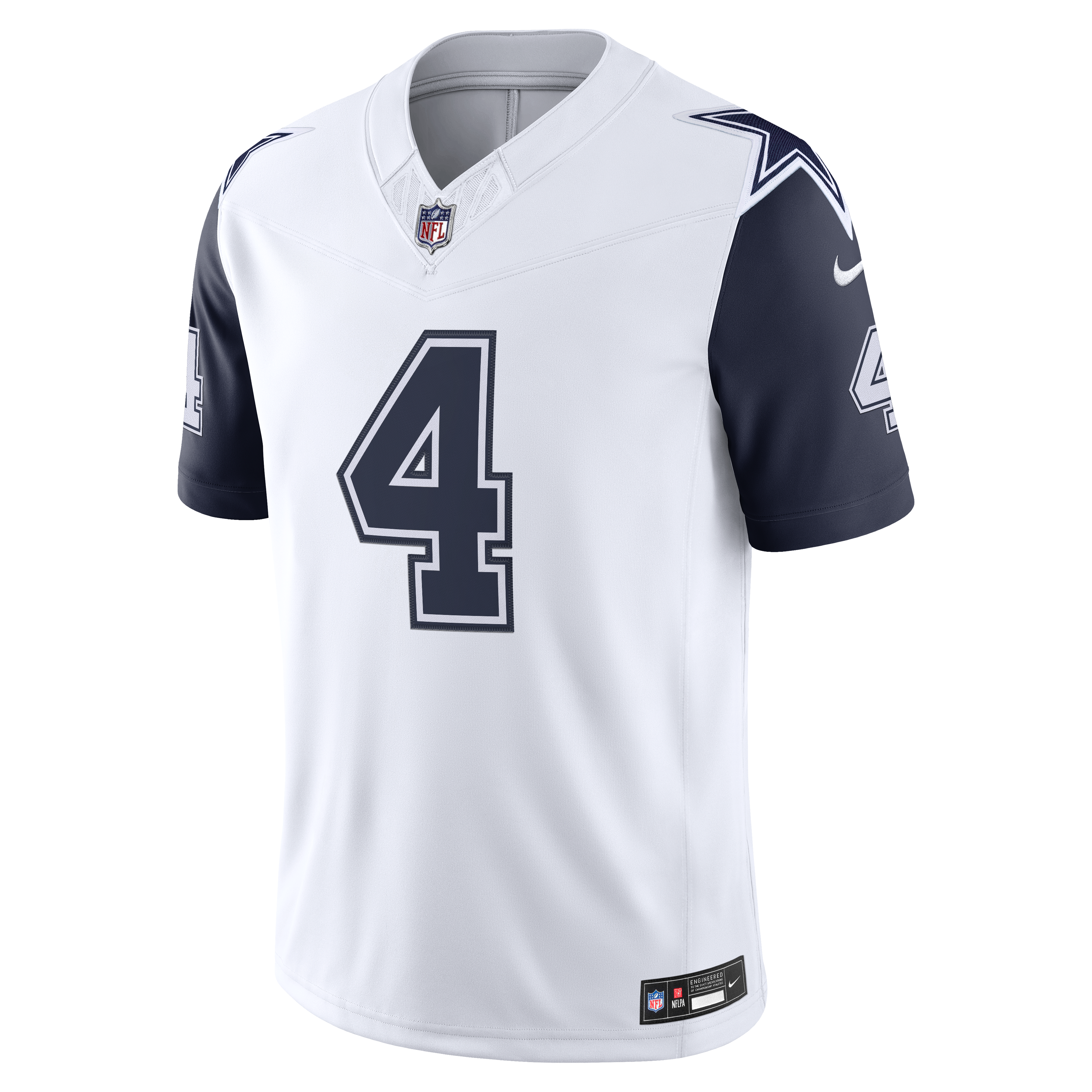 Dak Prescott Dallas Cowboys Alternate Vapor F.U.S.E. Stitched Limited Jersey White