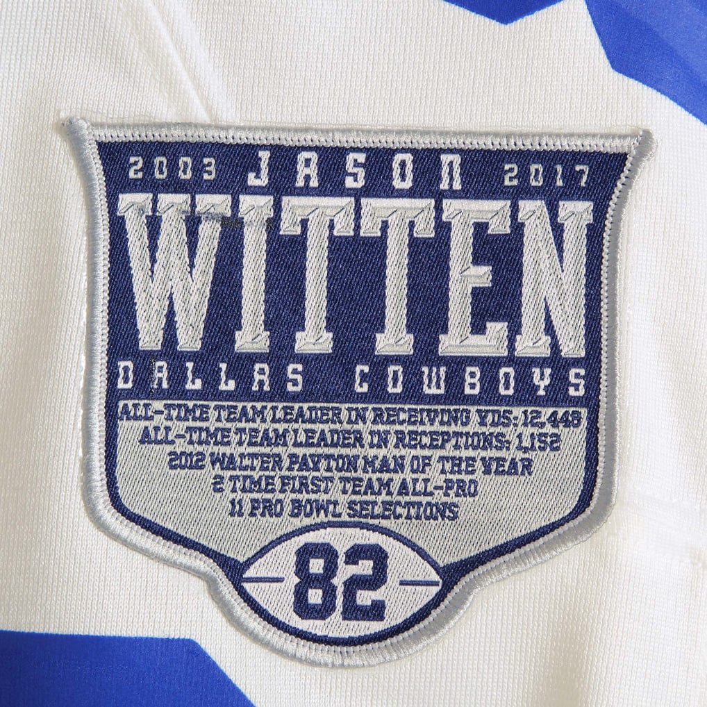 jason witten jersey dress Men's Nike White Dallas Cowboys Legends Replica custom-1