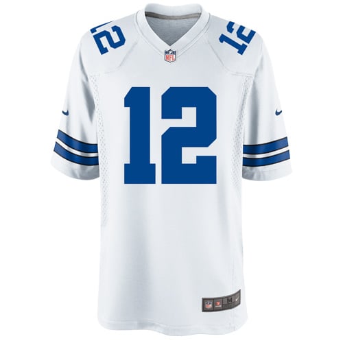 Men's Nike Roger Staubach White Dallas Cowboys Legends Replica Jersey