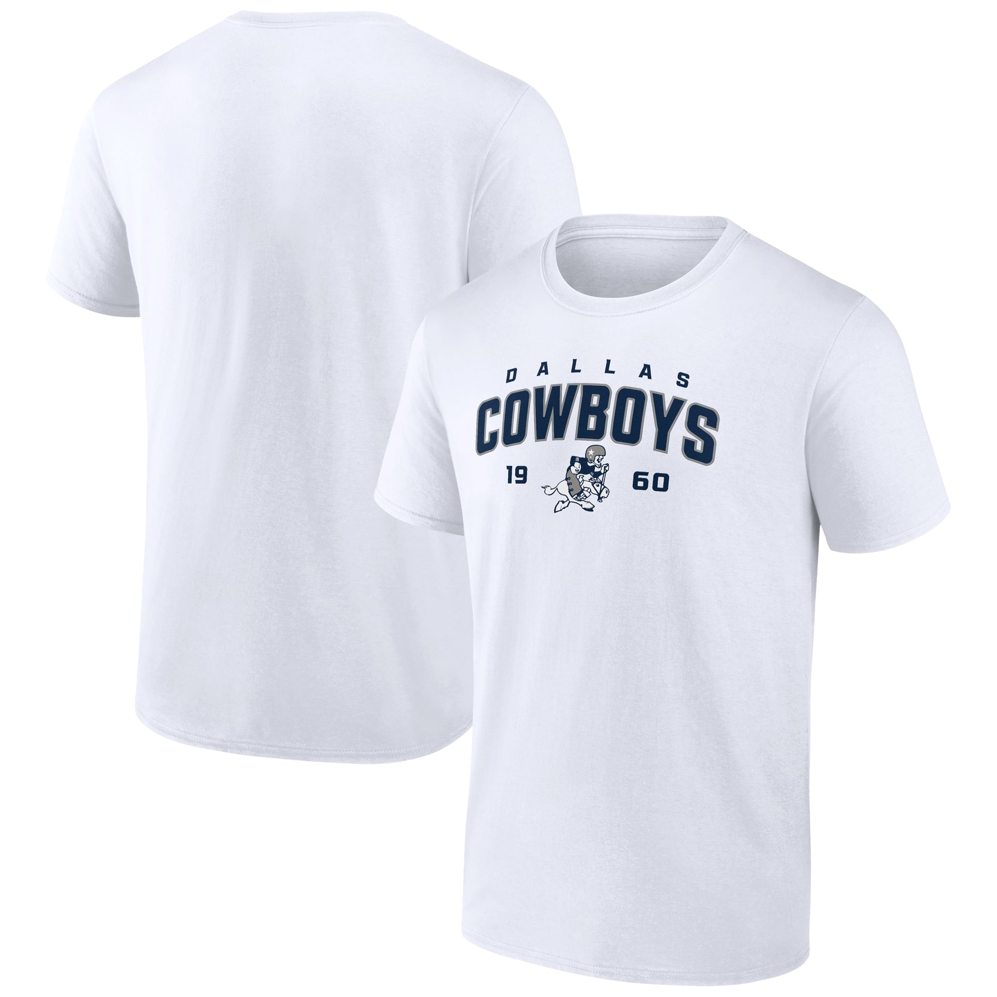 Men's White Dallas Cowboys Established T-Shirt