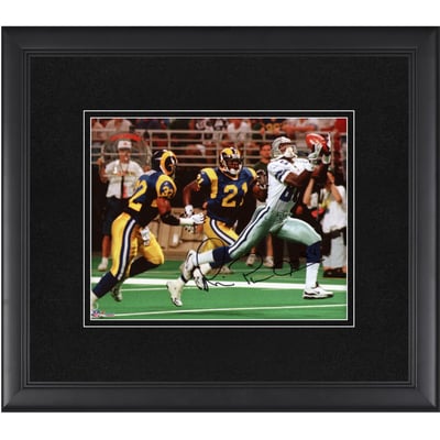 Michael Irvin Dallas Cowboys Fanatics Authentic Autographed Framed 8" x 10" vs. St. Louis Rams Photograph