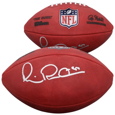 Michael Irvin Dallas Cowboys Autographed Fanatics Authentic Wilson Duke Full Color Football 
