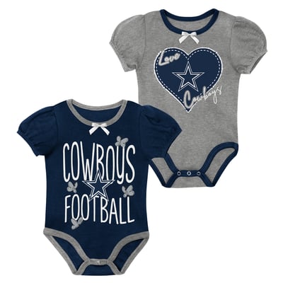  Dallas Cowboys Outerstuff Newborn Star Power Creeper Two-Piece Set - Navy