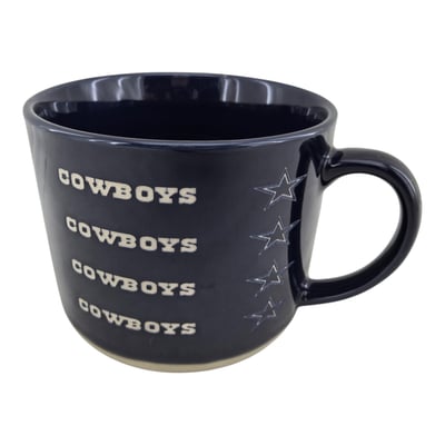 Dallas Cowboys Pegasus 17oz. Tonal Logo Sand Blasted Mug